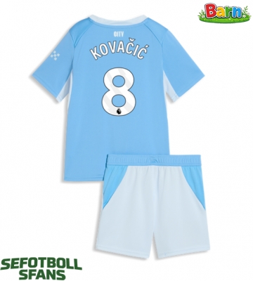 Manchester City Mateo Kovacic #8 Hemmaställ Barn 2026-27 Kortärmad (+ Korta byxor)